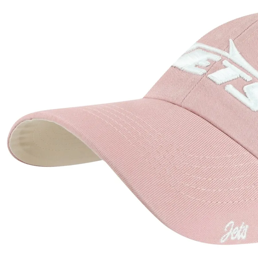 Women New York Jets Hats | Women^Women's '47 Pink Ballpark Cheer Dusty Rose Clean Up Adjustable Hat