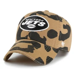 Women New York Jets Hats | Women^Women's '47 Tan Rosette Clean Up Adjustable Hat