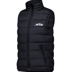 Women New York Jets Jackets^Women's Dunbrooke Black Alberta Full-Zip Vest