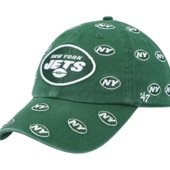 Women New York Jets Hats | Women^Women's '47 Green Confetti Clean Up Adjustable Hat