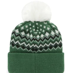 Women New York Jets Hats | Women^Women's '47 Green Elsa Cuffed Pom Knit With Hat