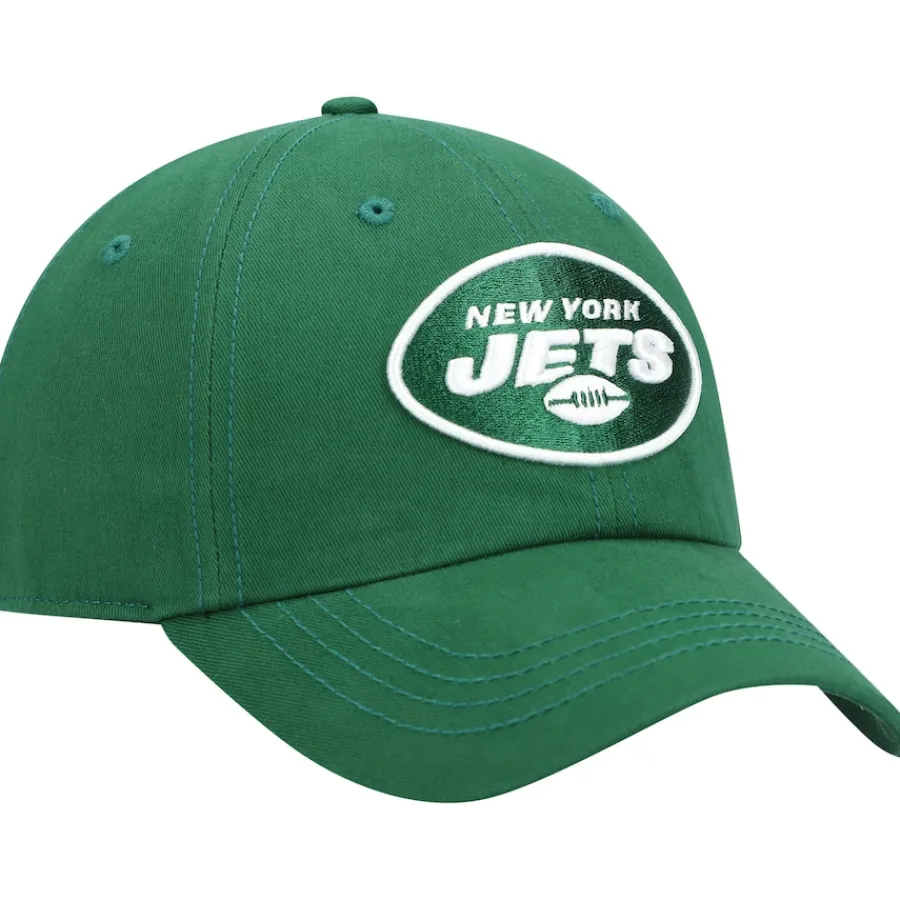 Women New York Jets Hats | Women^Women's '47 Green Miata Clean Up Primary Adjustable Hat