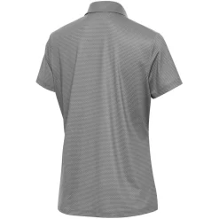 Women New York Jets Polos^Women's Antigua White/Black Rings Polo