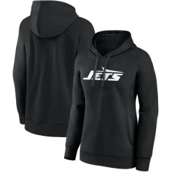 Women New York Jets Sweatshirts & Fleece | Women^Women's Black Primary Logo Pullover Hoodie