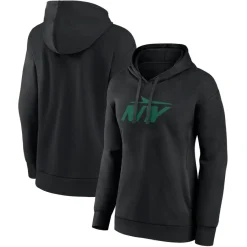 Women New York Jets Sweatshirts & Fleece | Women^Women's Black Secondary Logo Pullover Hoodie