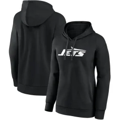 Women New York Jets Sweatshirts & Fleece | Women^Women's Black Primary Logo Pullover Hoodie