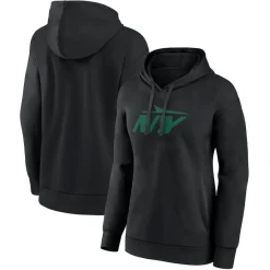 Women New York Jets Sweatshirts & Fleece | Women^Women's Black Secondary Logo Pullover Hoodie