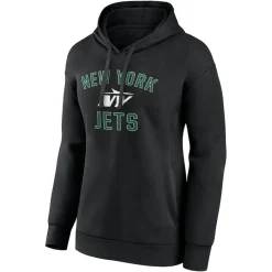 Women New York Jets Sweatshirts & Fleece | Women^Women's Black Victory Arch Pullover Hoodie