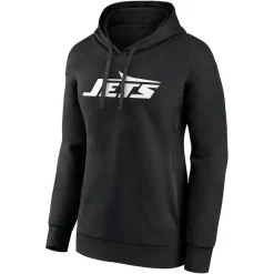 Women New York Jets Sweatshirts & Fleece | Women^Women's Black Primary Logo Pullover Hoodie