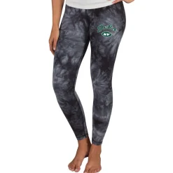 Women New York Jets Shorts & Pants^Women's Concepts Sport Black Burst Tie Dye Leggings