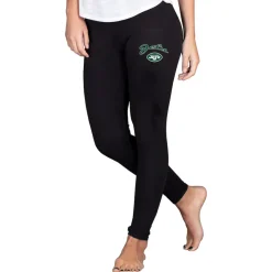 Women New York Jets Shorts & Pants^Women's Concepts Sport Black Lightweight Fraction Lounge Leggings