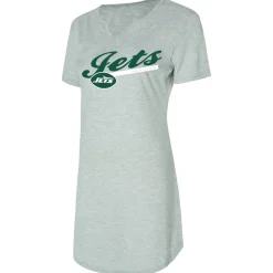 Women New York Jets Underwear & Sleepwear^Women's Concepts Sport Gray Petition Knit Nightshirt