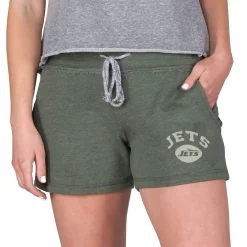 Women New York Jets Shorts & Pants^Women's Concepts Sport Green Mainstream French Terry Tri-Blend Shorts