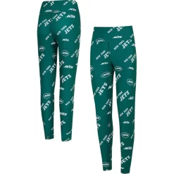 Women New York Jets Shorts & Pants^Women's Concepts Sport Green Breakthrough Allover Print Knit Leggings