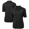 Women New York Jets Polos^Women's Cutter & Buck Black DryTec Virtue Eco Pique Recycled Polo