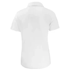 Women New York Jets Polos^Women's Cutter & Buck White Prospect Eco Textured Stretch Recycled Polo