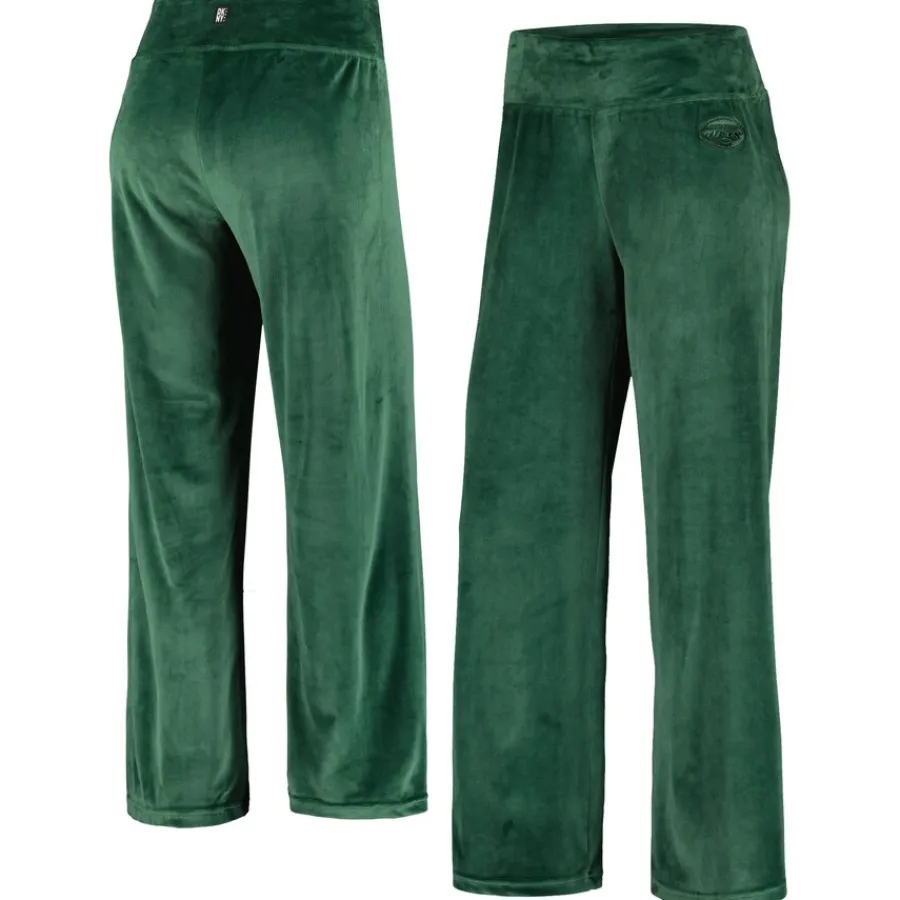 Women New York Jets Shorts & Pants^Women's DKNY Sport Green Demi Straight Leg Pants