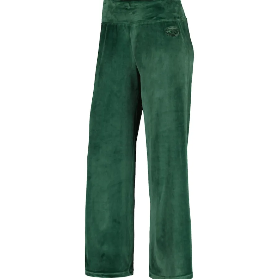 Women New York Jets Shorts & Pants^Women's DKNY Sport Green Demi Straight Leg Pants