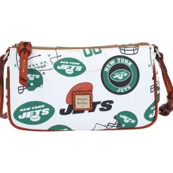 Women New York Jets Accessories | Purses^Women's Dooney & Bourke Gameday Lexi Crossbody With Small Coin Case