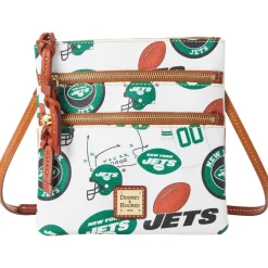 Women New York Jets Accessories | Purses^Women's Dooney & Bourke Triple-Zip Crossbody Bag