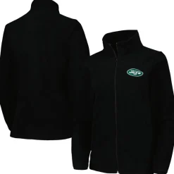 Women New York Jets Jackets^Women's Dunbrooke Black Hayden Polar Fleece Full-Zip Jacket