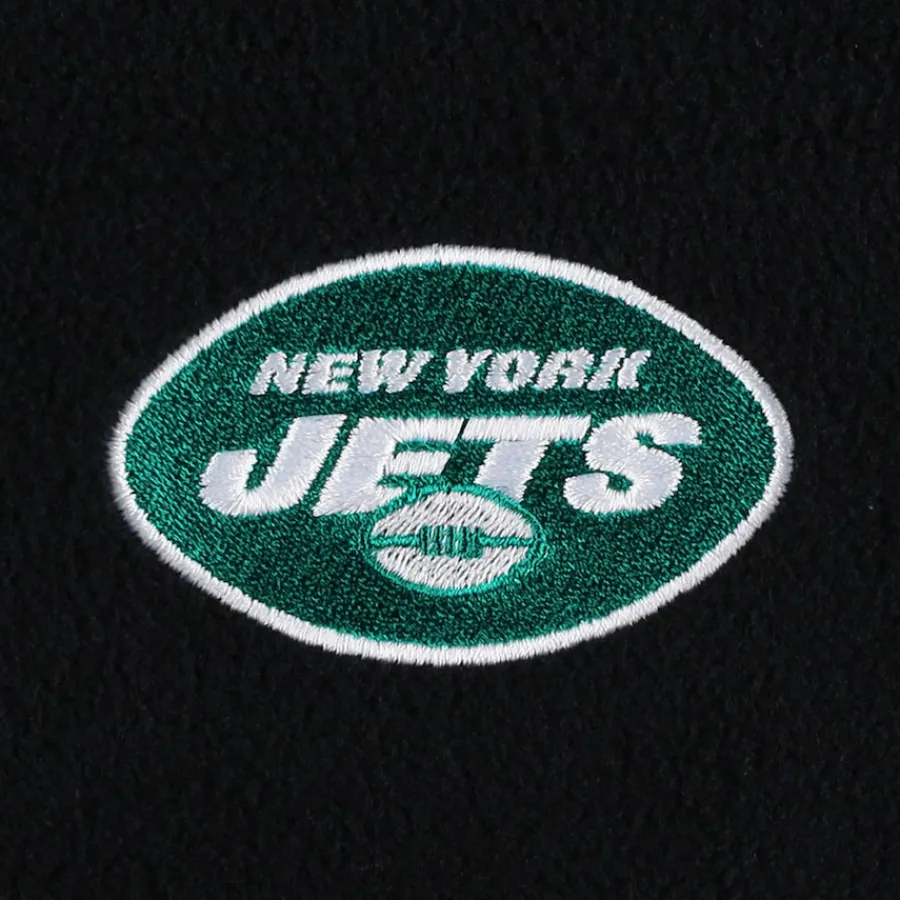 Women New York Jets Jackets^Women's Dunbrooke Black Hayden Polar Fleece Full-Zip Jacket