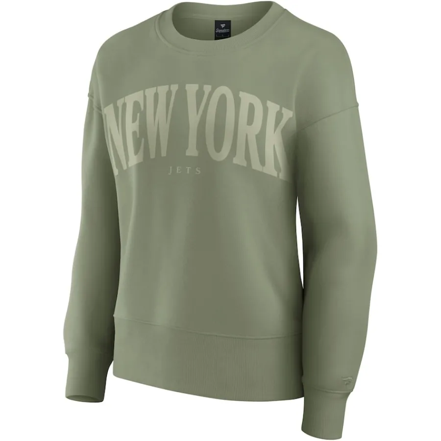 Women New York Jets Sweatshirts & Fleece | Women^Women's Fanatics Green Elements Pullover Sweatshirt