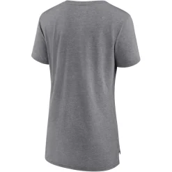 Women New York Jets T-Shirts | Women^Women's Fanatics Heather Gray Up The Middle Tri-Blend T-Shirt