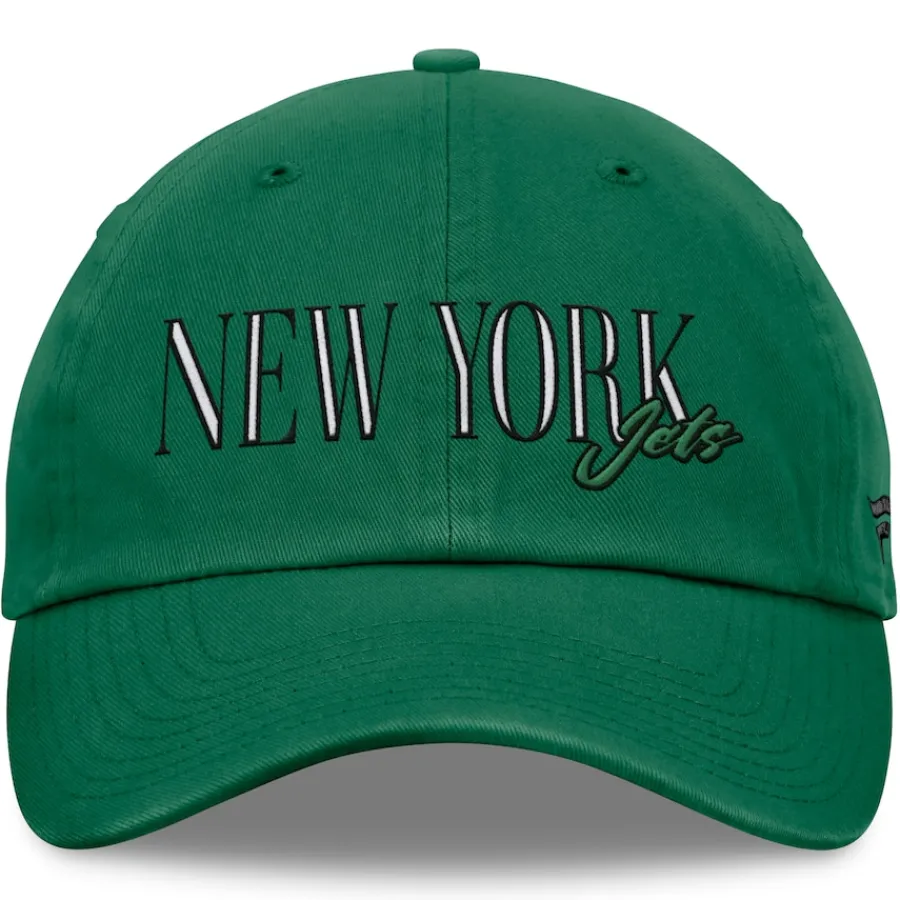 Women New York Jets Hats | Women^Women's Fanatics Kelly Green City Adjustable Hat