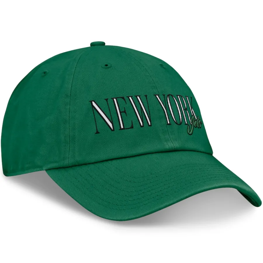 Women New York Jets Hats | Women^Women's Fanatics Kelly Green City Adjustable Hat