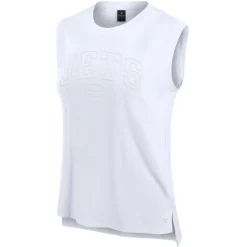 Women New York Jets T-Shirts | Women^Women's Fanatics White Studio Gym Tank Top