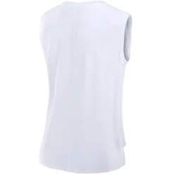 Women New York Jets T-Shirts | Women^Women's Fanatics White Studio Gym Tank Top