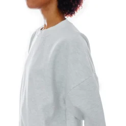 Women New York Jets Jackets | Sweatshirts & Fleece^Women's Gameday Couture Ash Gridiron Goals Premium Drop Shoulder Pullover Sweatshirt