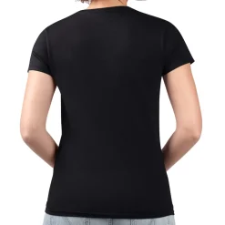 Women New York Jets T-Shirts | Women^Women's G-III 4Her By Carl Banks Black Team Fitted V-Neck T-Shirt