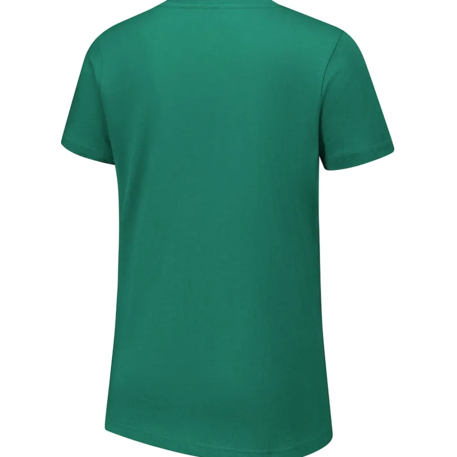 Women New York Jets T-Shirts | Women^Women's G-III 4Her By Carl Banks Green Post Season V-Neck T-Shirt