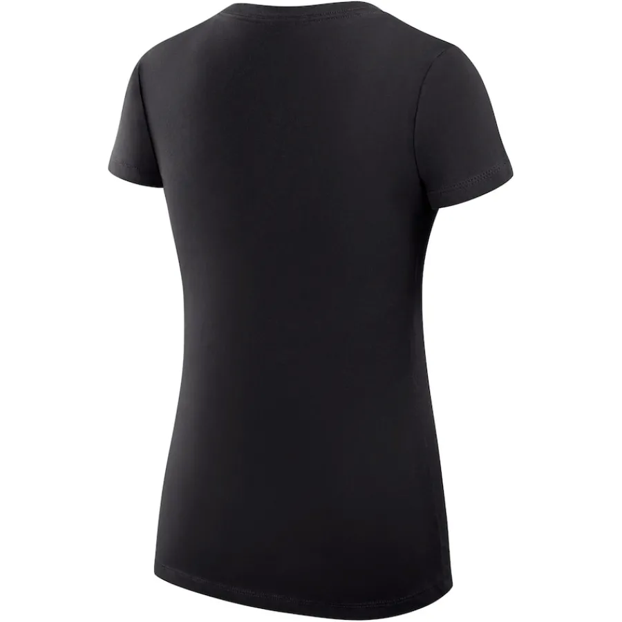 Women New York Jets T-Shirts | Women^Women's G-III 4Her By Carl Banks Black Team Fitted V-Neck T-Shirt