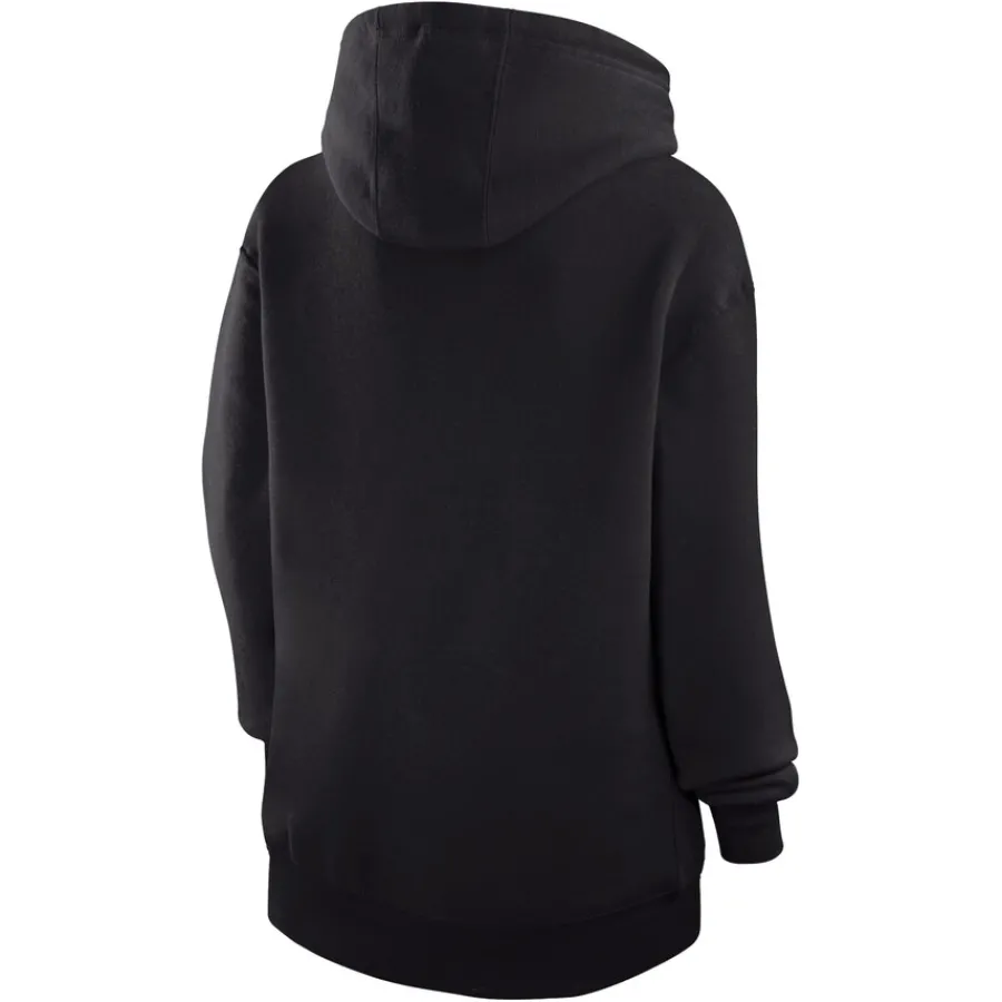 Women New York Jets Jackets^Women's G-III 4Her By Carl Banks Black Heart Fleece Tri-Blend Pullover Hoodie