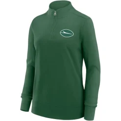 Women New York Jets Jackets | Sweatshirts & Fleece^Women's Green Velocity Quarter-Zip Jacket