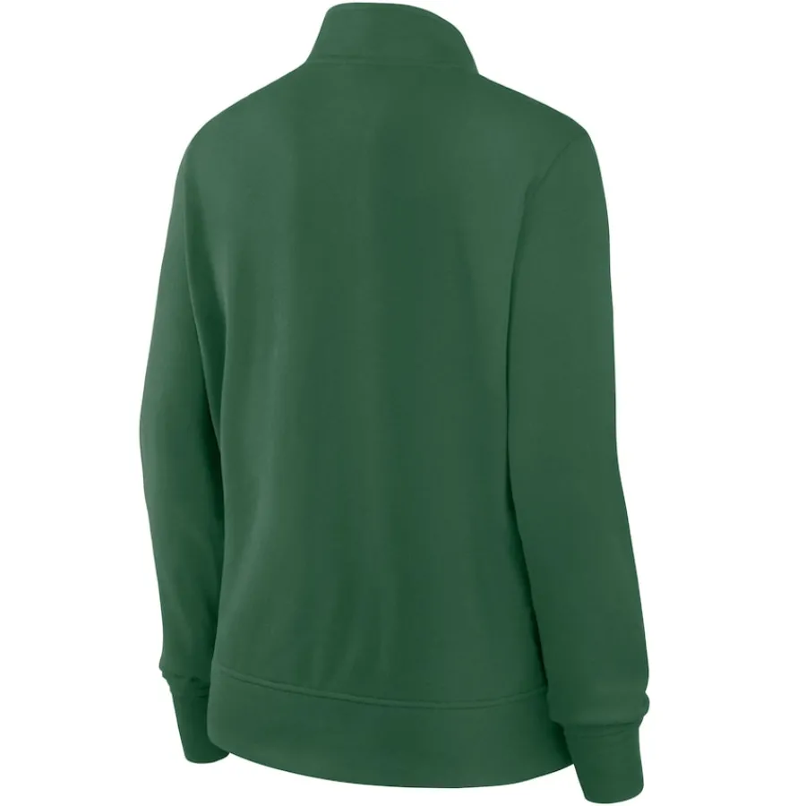 Women New York Jets Jackets | Sweatshirts & Fleece^Women's Green Velocity Quarter-Zip Jacket