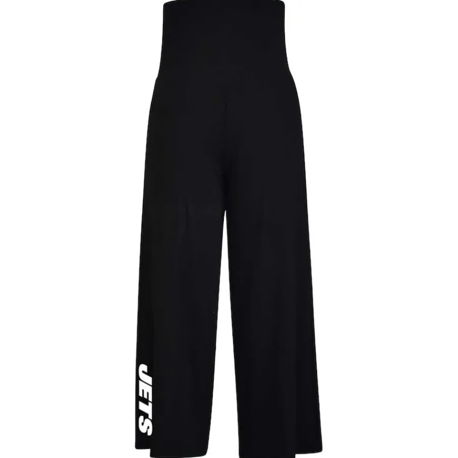 Women New York Jets Shorts & Pants^Women's Kiya Tomlin Black Culotte Lounge Pants