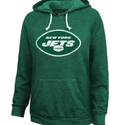 Women New York Jets Sweatshirts & Fleece | Women^Women's Majestic Threads Aaron Rodgers Green Name & Number Tri-Blend Pullover Hoodie