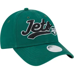 Women New York Jets Hats | Women^Women's New Era Green Cheer 9FORTY Adjustable Hat