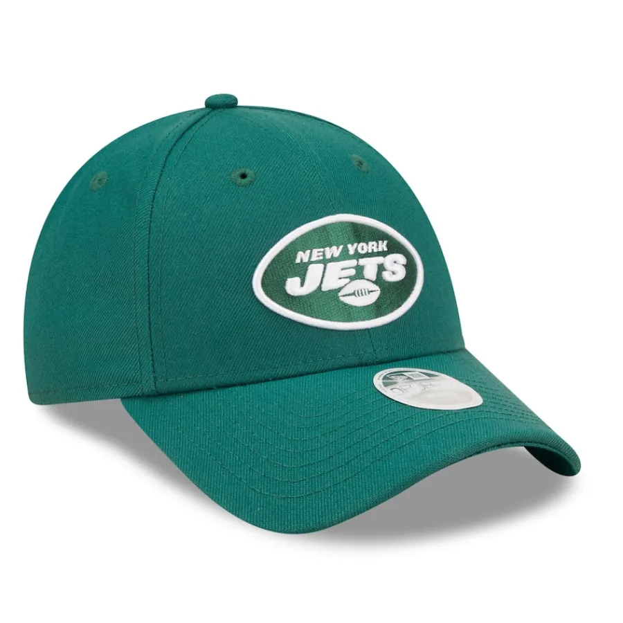 Women New York Jets Hats | Women^Women's New Era Green Simple 9FORTY Adjustable Hat