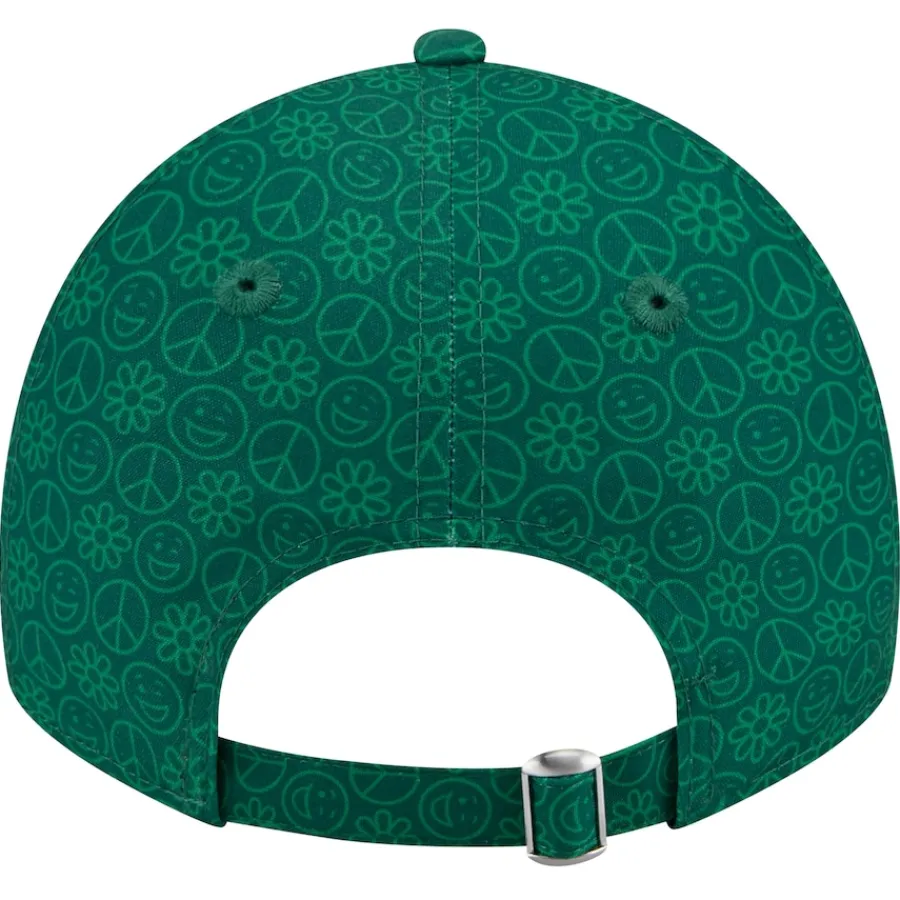 Women New York Jets Hats | Women^Women's New Era Green Smiley 9TWENTY Adjustable Hat