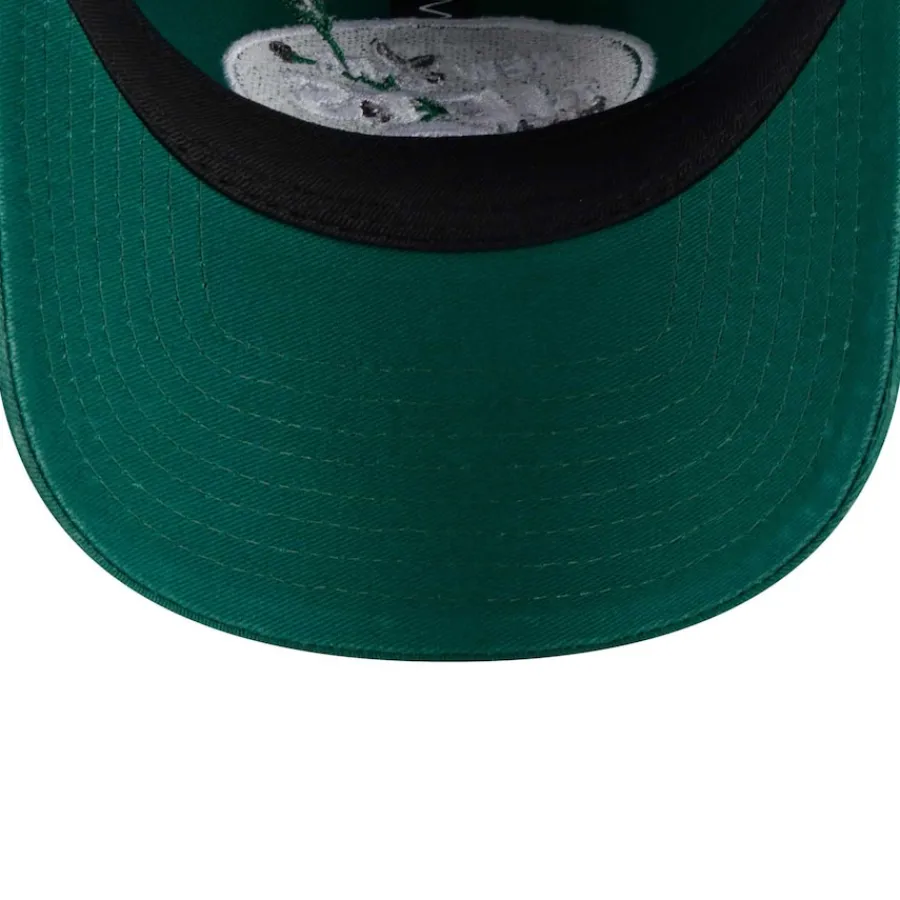 Women New York Jets Hats | Women^Women's New Era Green Game Day Flower 9TWENTY Adjustable Hat