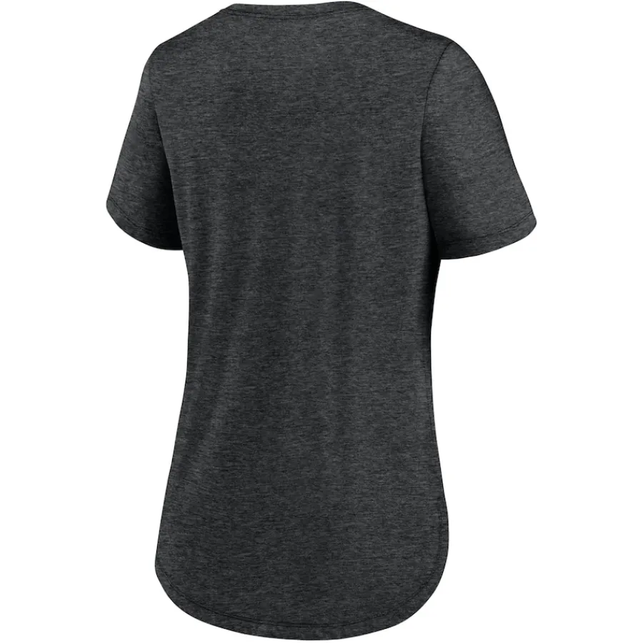 Women New York Jets T-Shirts | Women^Women's Nike Heather Black Fashion Tri-Blend T-Shirt