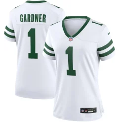 Women New York Jets Jerseys | Women^Women's Nike Ahmad Sauce Gardner Legacy White Game Jersey