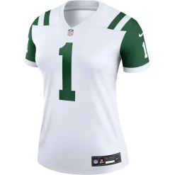 Women New York Jets Jerseys | Women^Women's Nike Ahmad Sauce Gardner Classic Alternate White Alternate Legend Player Performance Top