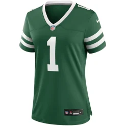 Women New York Jets Jerseys | Women^Women's Nike Ahmad Sauce Gardner Legacy Green Game Jersey
