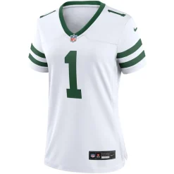 Women New York Jets Jerseys | Women^Women's Nike Ahmad Sauce Gardner Legacy White Game Player Jersey